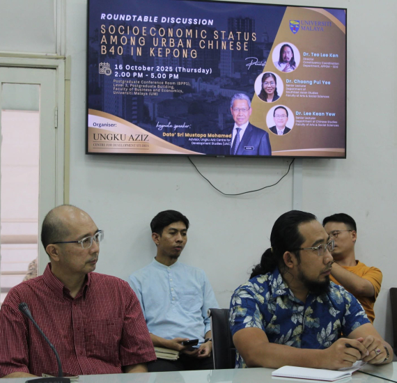 Forum bertajuk "Socioeconomic Status Among Urban Chinese B40 in Kepong”